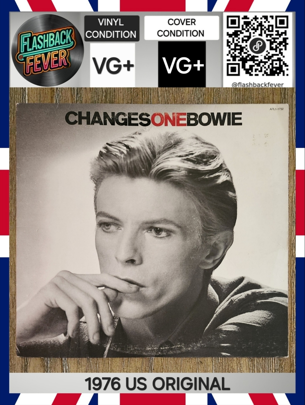 DAVID BOWIE•ChangesOneBowie•1976 US (#APL1-1732) RCA Victor